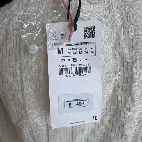 Zara Cream Victorian Top - Picture 8 of 9